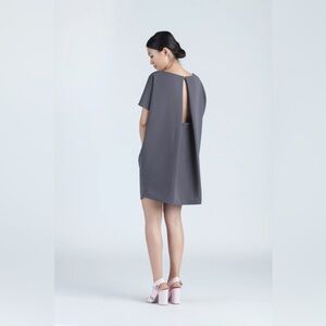 Kaarem • Grey Angle Dolman Elegant Gray Women's Dress